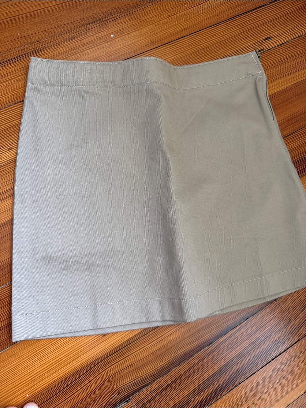 NWOT Lands' End Girls' Khaki tan Skort